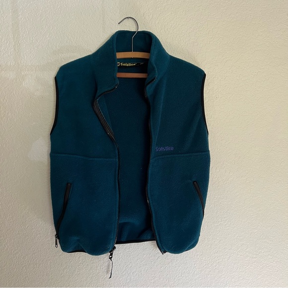 Vintage Solstice Women's Microshed Size WM Hooded Rainwear Ski Jacket Teal Color - Picture 11 of 13